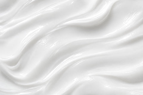 Smooth white cream texture