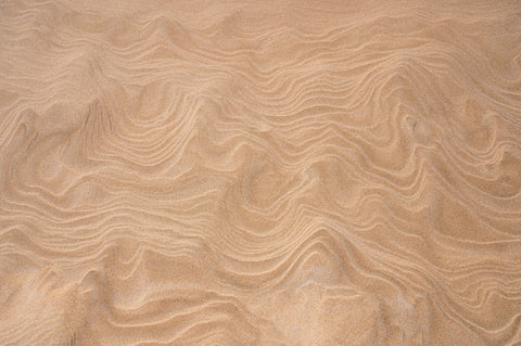 Wind-rippled sand